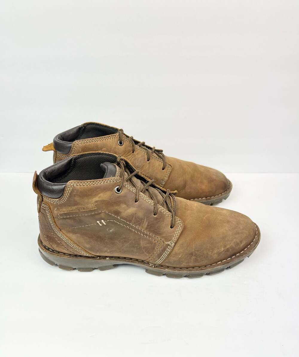 Caterpillar Transform 2.0 P722227 Men's Brown Leather Casual Chukka Boots Sz 12